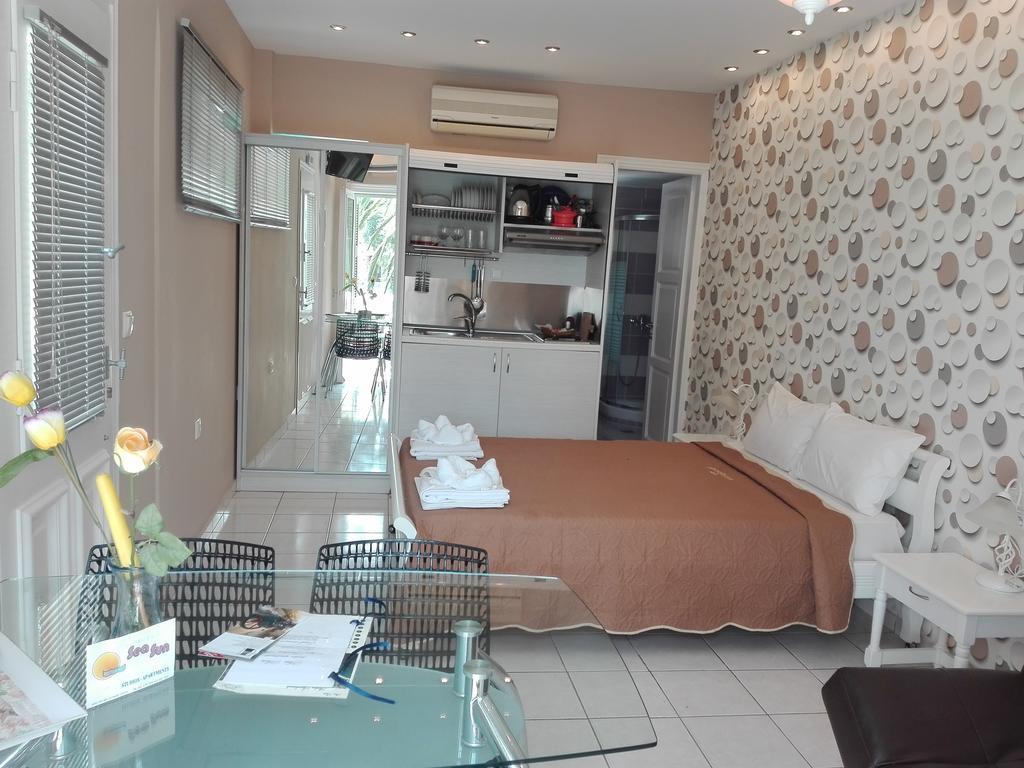 Aparthotel Sea Sun Plomari Pokój zdjęcie